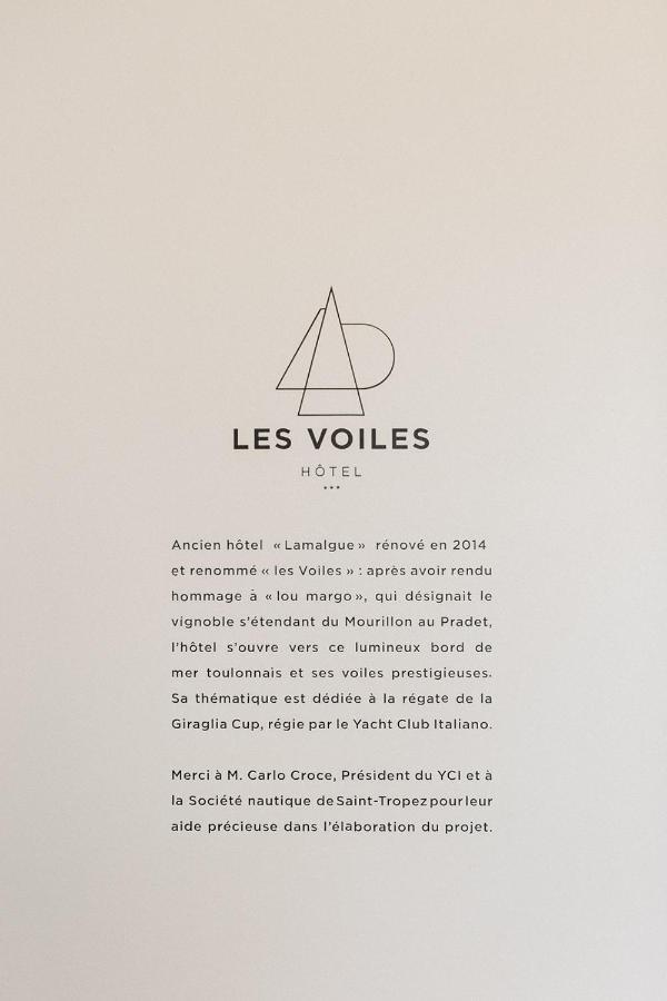 Hotel Les Voiles Toulon Kültér fotó